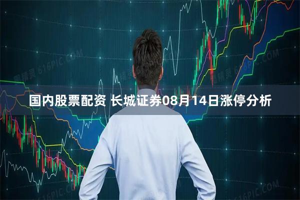 国内股票配资 长城证券08月14日涨停分析